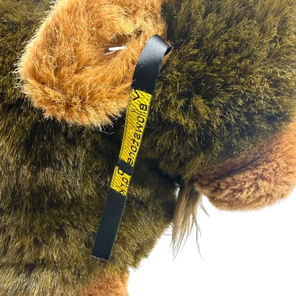 Vintage 1994 Giant Star Yellowstone Park Buffalo Plush Stuffed Animal Bison Tag